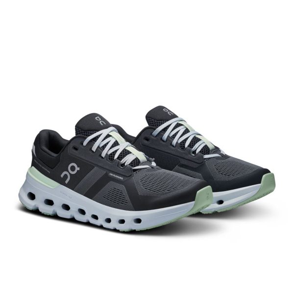 On Women Cloudrunner 2 Wide - Shadow / Lima - Image 2