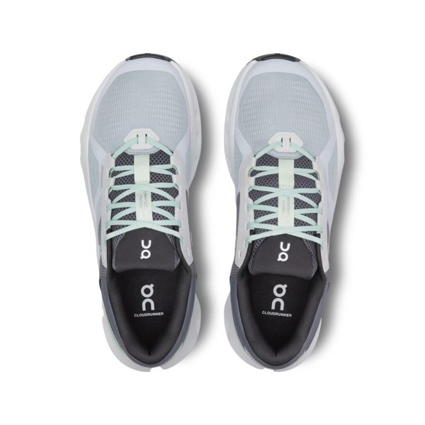 On Men Cloudrunner 2 Wide - Glacier / Sage - Image 3