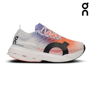 On Women Cloudboom Strike - White / Flame