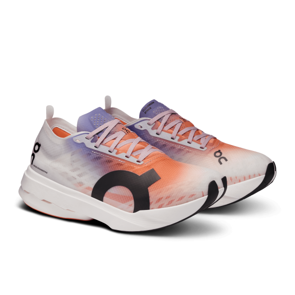On Women Cloudboom Strike - White / Flame - Image 2