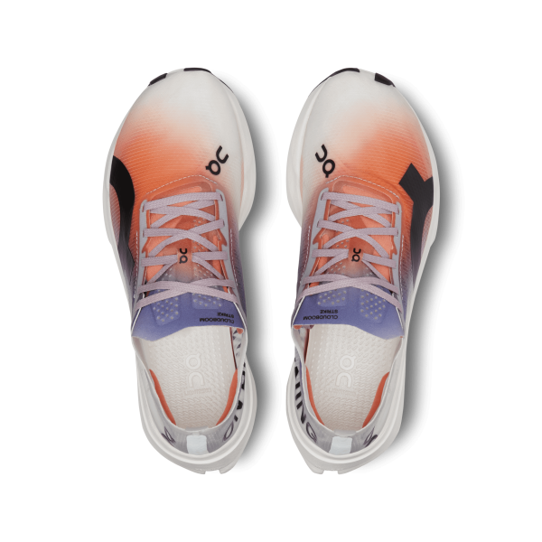 On Women Cloudboom Strike - White / Flame - Image 4