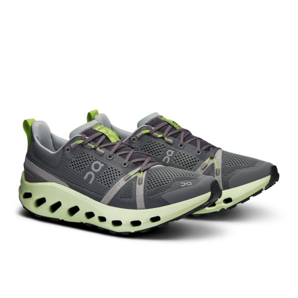 On Men Cloudsurfer Trail - Iron / Lima - Image 2