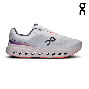 On Men Cloudsurfer Next Wide - White / Flame