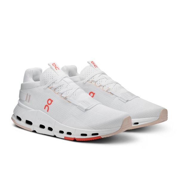 On Men Cloudnova 2 - White / Flame - Image 2