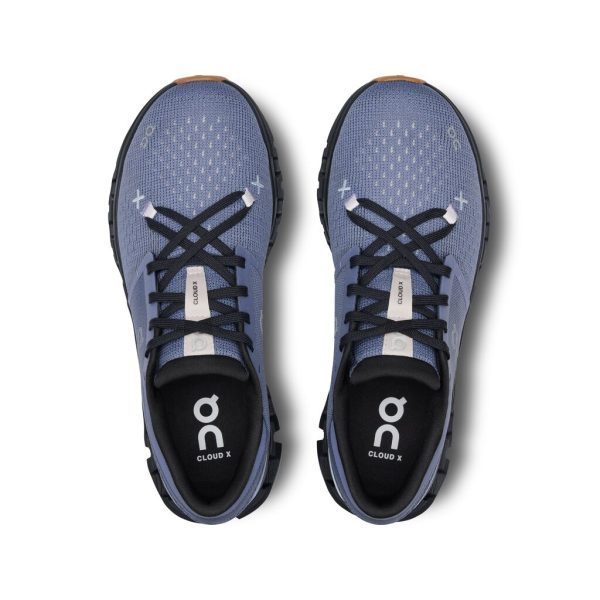 On Women Cloud X 4 - Feather / Black - Image 2