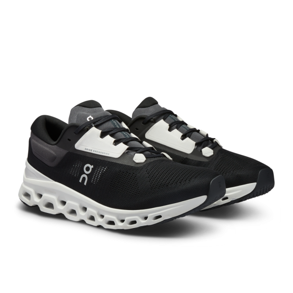 On Men Cloudstratus 3 - Black / Frost - Image 2