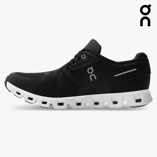 On Men Cloud 5 - Black / White - Image 4