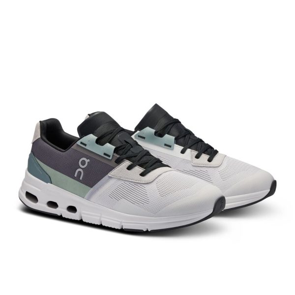 On Men Cloudrift - White / Asphalt - Image 2