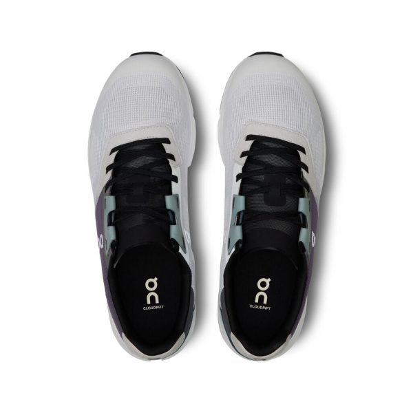 On Men Cloudrift - White / Asphalt - Image 3