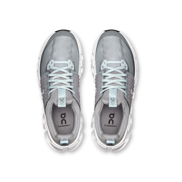 On Kids' Cloudswift Youth - Alloy / Glacier - Image 3