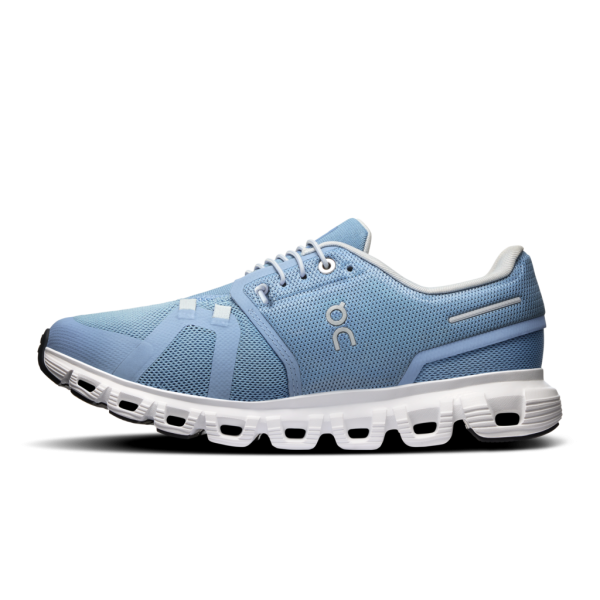 On Women Cloud 6 - Chambray / White - Image 6