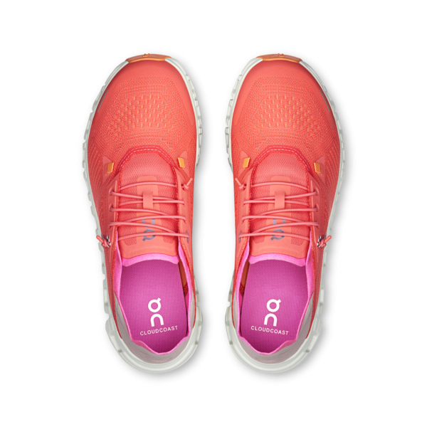 On Women Cloud 6 Coast - Salmon / Pearl - Image 3
