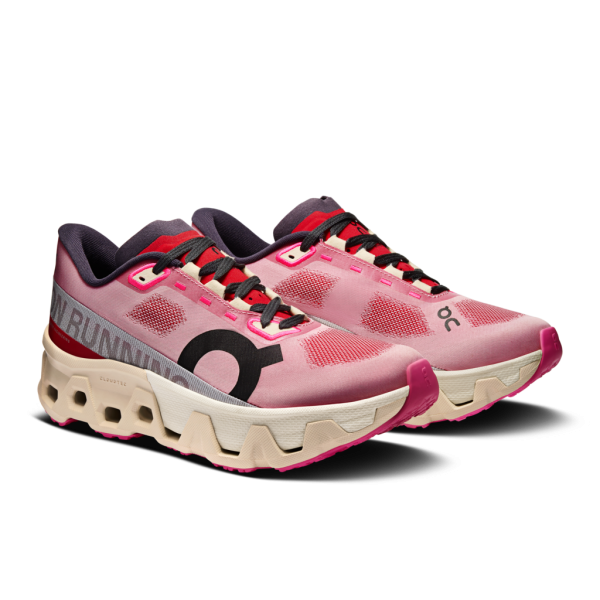 On Women Cloudmonster Hyper - Red / Cream - Image 2