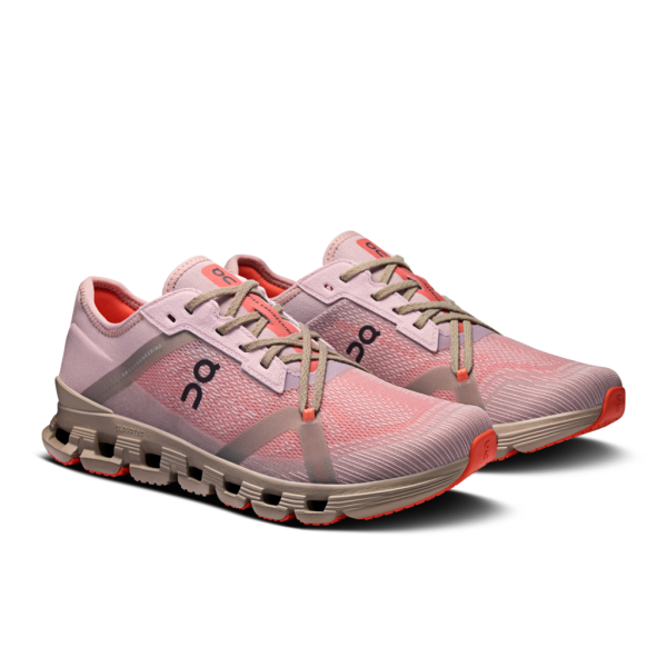 On Women Cloud X 4 AD - Mauve / Salmon - Image 2