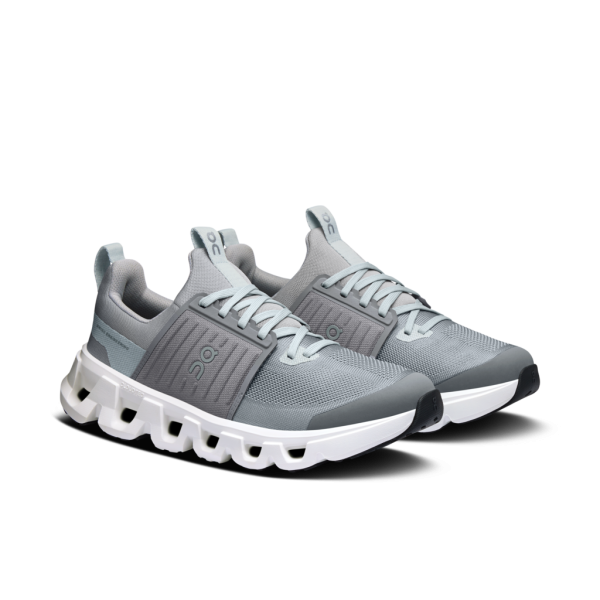 On Kids' Cloudswift Youth - Alloy / Glacier - Image 2
