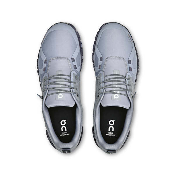 On Men Cloud 6 Waterproof - Alloy / Wolf - Image 3