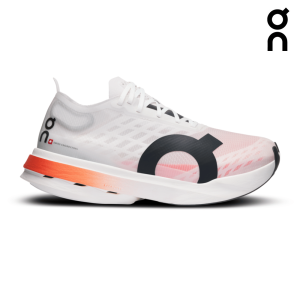On Men Cloudboom Strike - White / Black